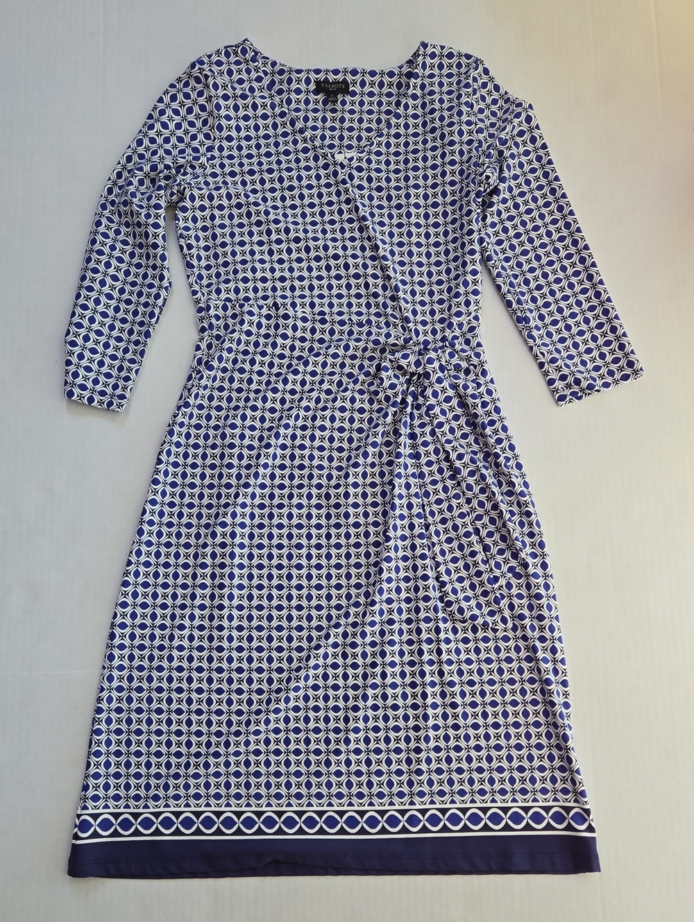 Talbots Jersey Side Tie Shift Dress, Petite NWT - Picture 2 of 9